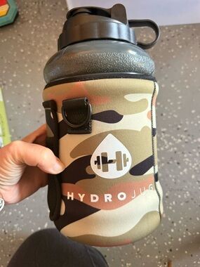 HydroJug with Camo Neoprene Sleeve